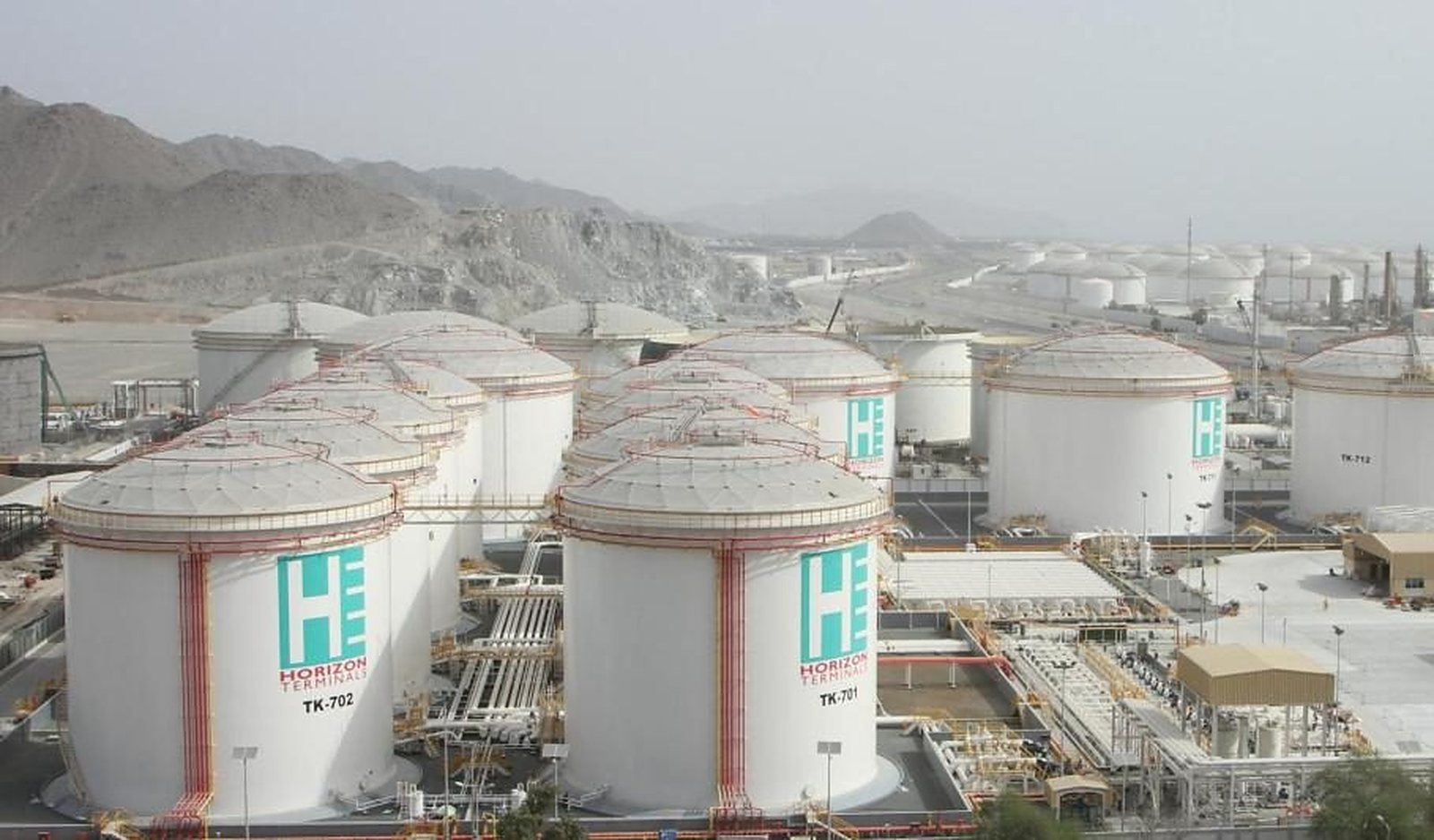ENOC EFDTT Terminal — Fujairah · 12 storage tanks